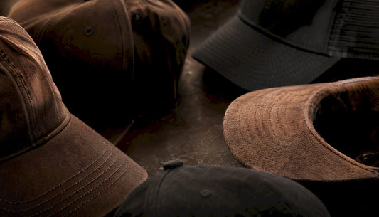 Close-up details of diverse cap types