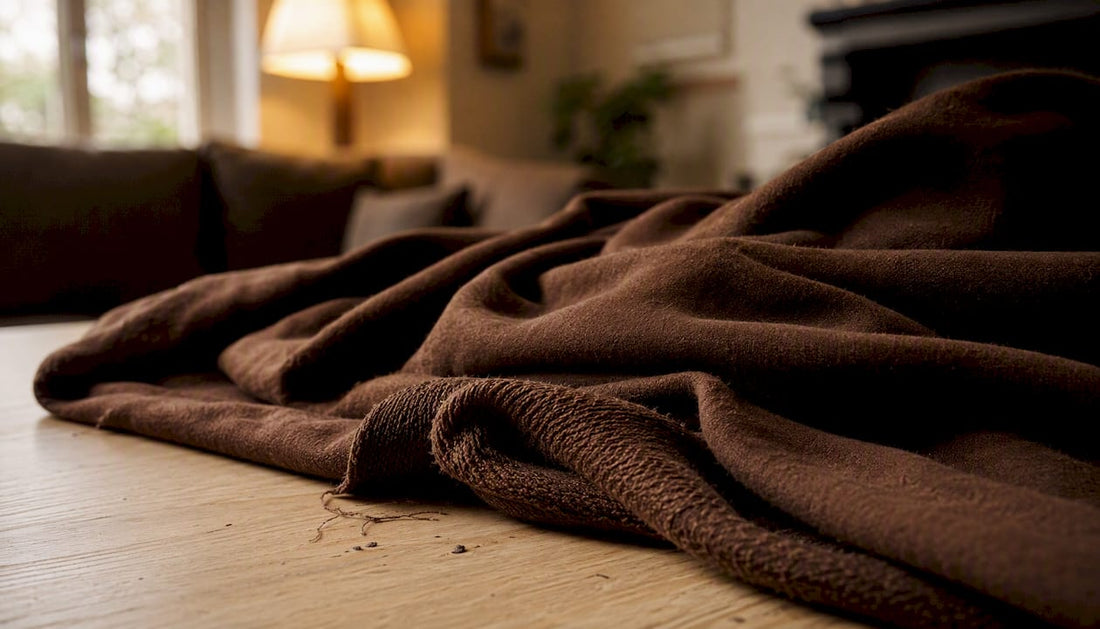 Close-up of French Terry fabric texture