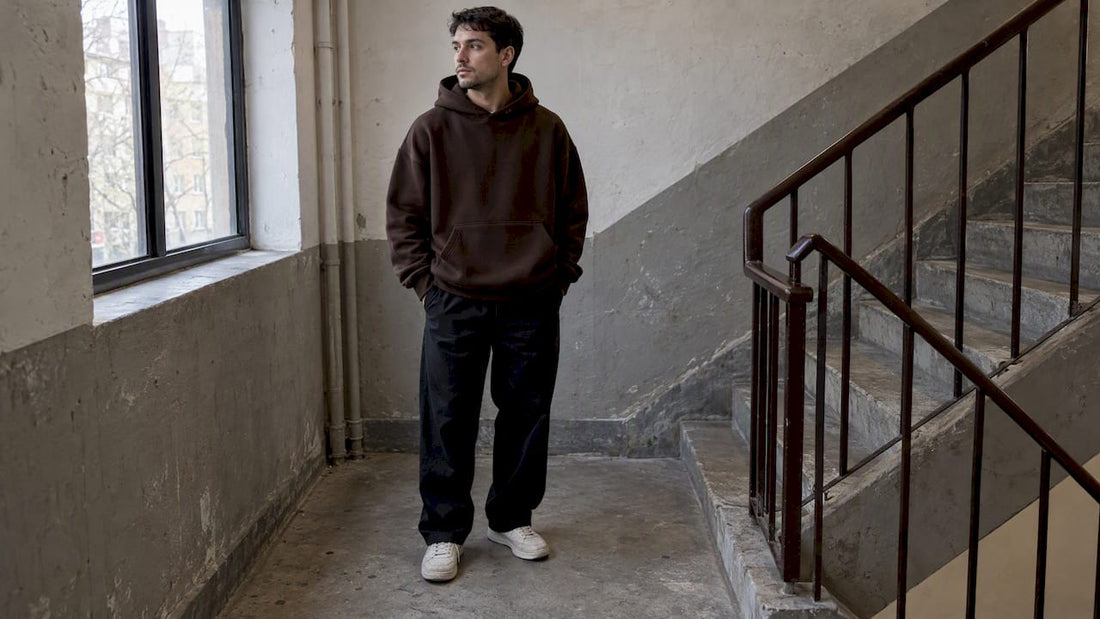 Heavyweight hoodie holding a relaxed silhouette