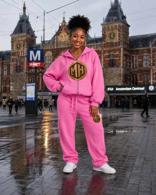 HAPPINESS SIGNATURE ZIP HOODIE