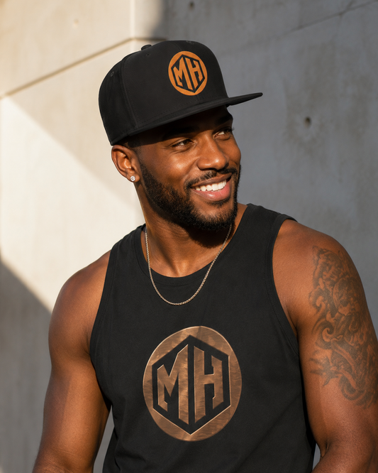 MR. HAPPINESS Monogram Snapback